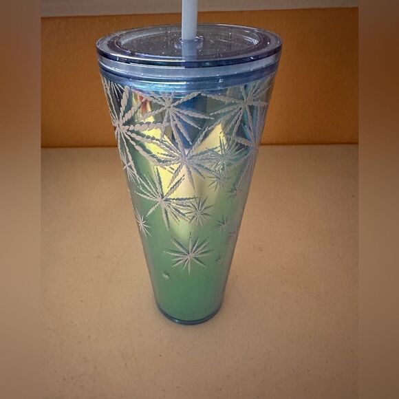 Starbucks Holiday 2023 Blue Snowflakes Venti Tumbler 24 oz - Picture 3 of 5
